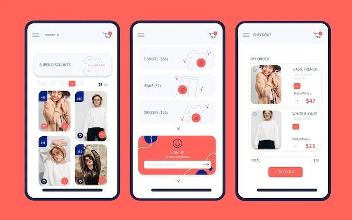Ecommerce mobile app