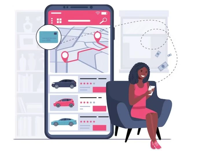 Online ride booking app