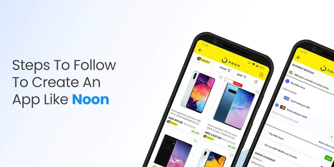 How to Build an Ecommerce App Like Noon