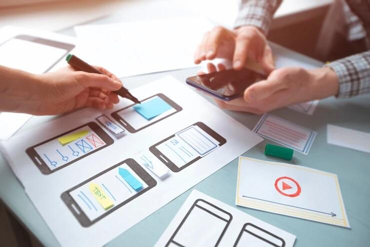 Mobile app designing