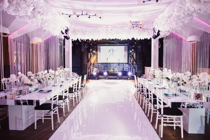 Prepared wedding hall