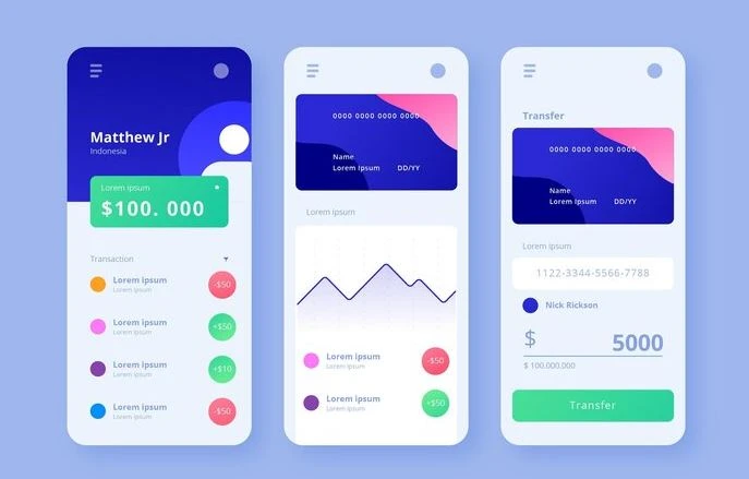 Fintech mobile app