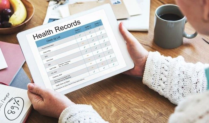 Health record app