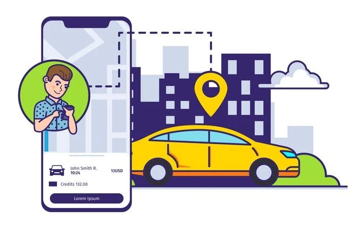 Ride hailing app