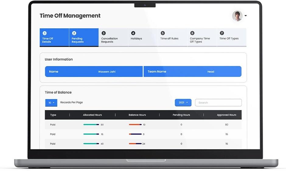 HRMS Time Management Module